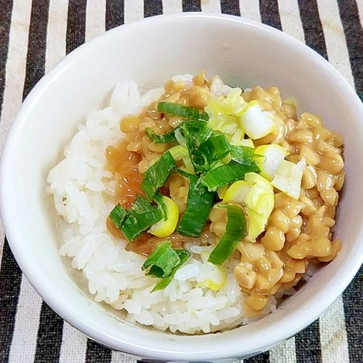 納豆ご飯＆ゴマ油